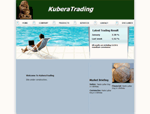 Tablet Screenshot of kuberatrading.com
